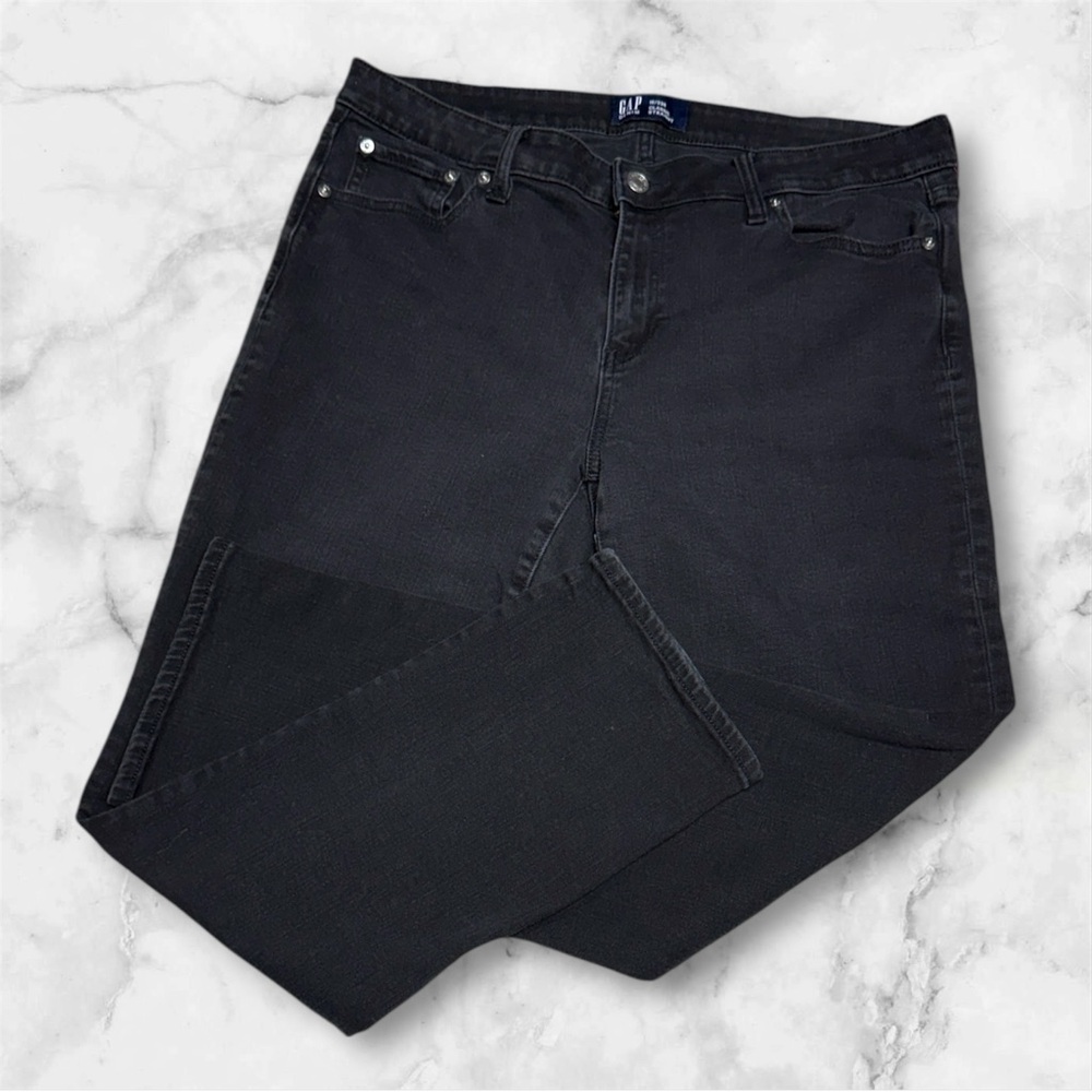 GAP denim Women's Black classic straight leg Jeans 16/33R